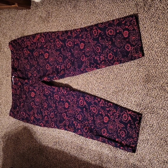 LOFT Pants - NWOT Ann Taylor Loft Red and Black Ankle Pant Size 18T